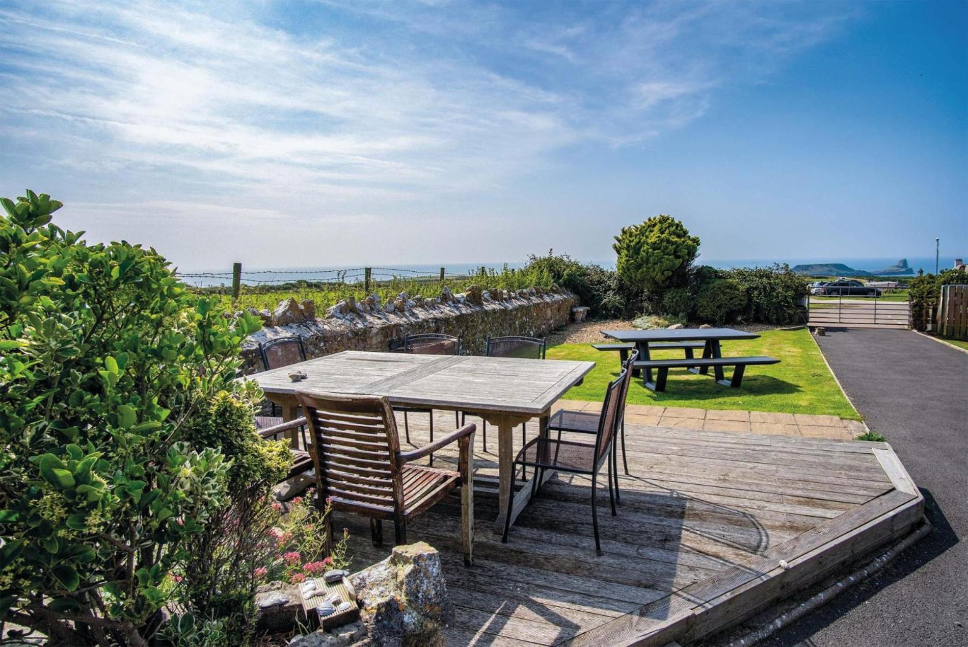 Channel View - 3 Bedroom House - Rhossili Bay Oxwich Eksteriør billede