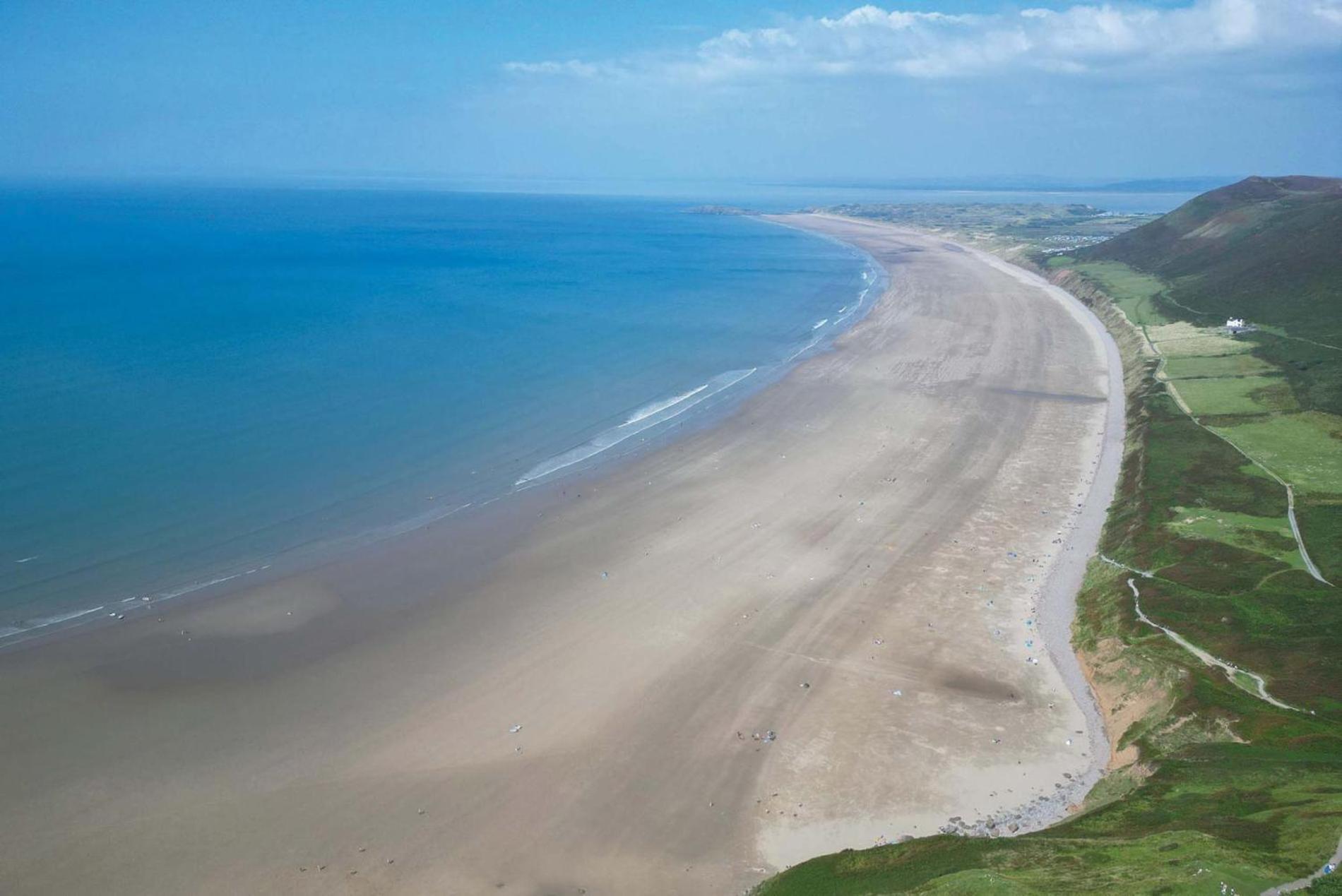 Channel View - 3 Bedroom House - Rhossili Bay Oxwich Eksteriør billede