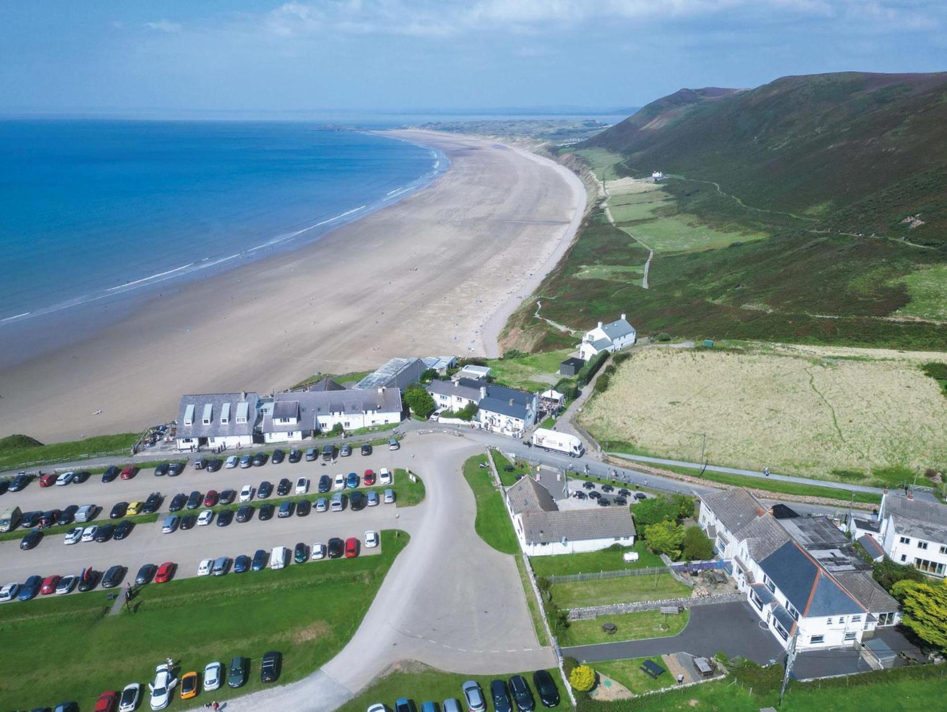 Channel View - 3 Bedroom House - Rhossili Bay Oxwich Eksteriør billede