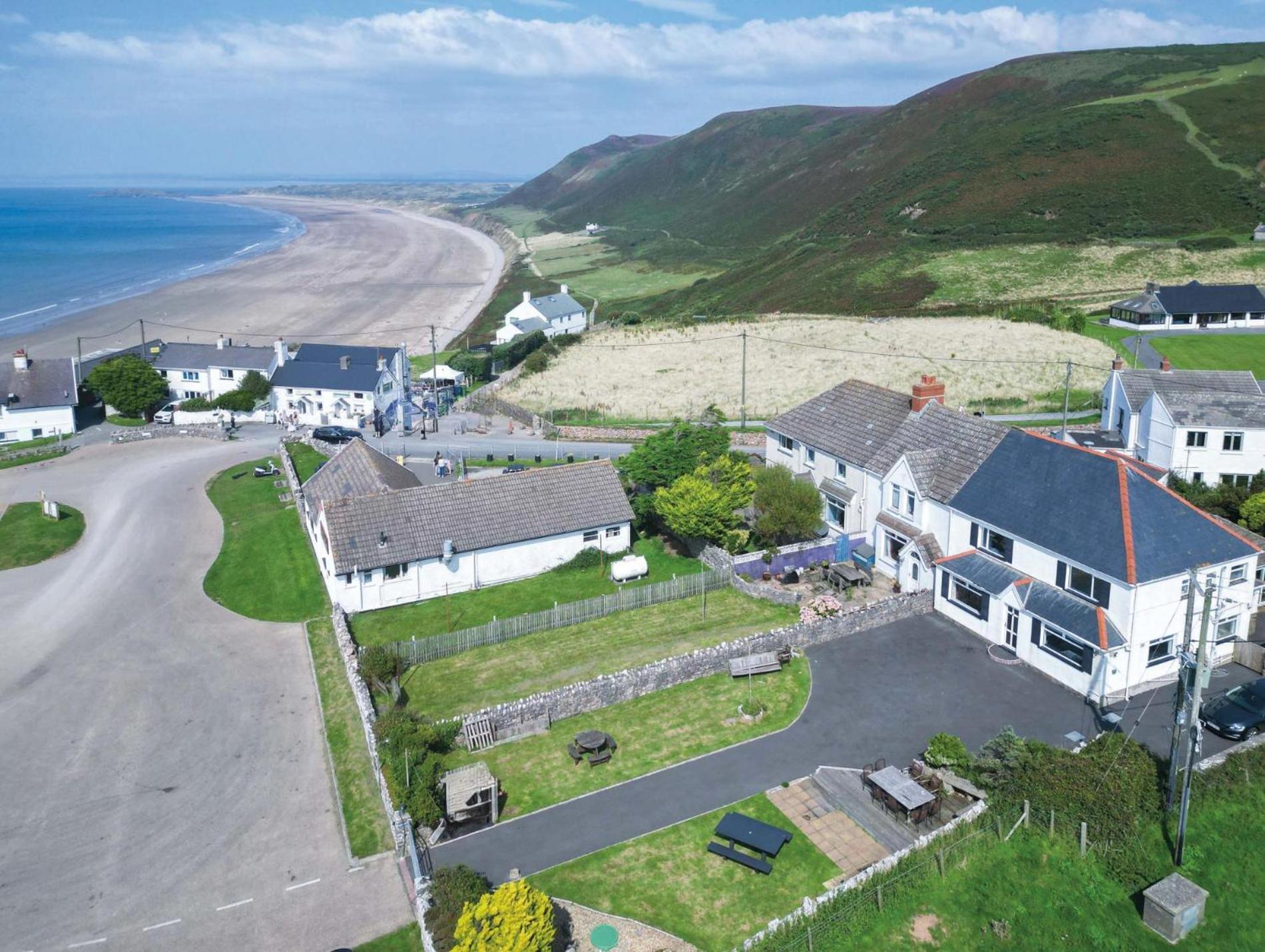 Channel View - 3 Bedroom House - Rhossili Bay Oxwich Eksteriør billede